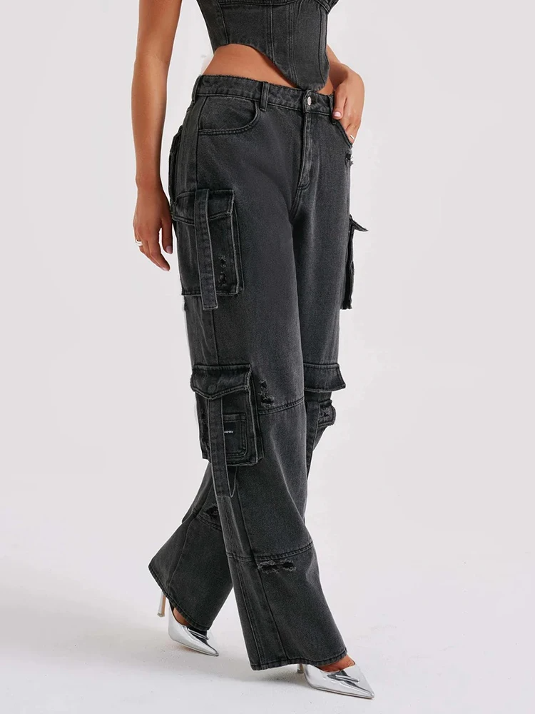 Selma Multipocket Cargo Jeans