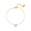 Blue Love Bracelet - Gold