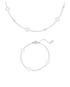 Clover Set (Neckless & Bracelet) - Silver