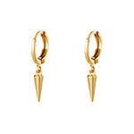 Dangling Cone Earrings - Gold