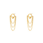 Chain Earrings - Gold