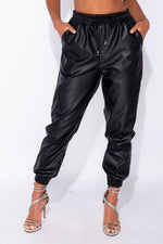 Leather Look Jogger Sarah