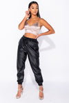 Leather Look Jogger Sarah