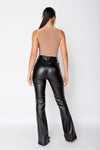 Shiny Bodysuit Kylie - Camel