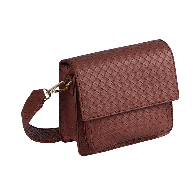 Braided Bag Barcelona - Brown