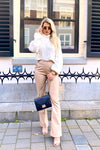 Leather Pants Kayla - Beige