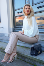 Leather Pants Kayla - Beige